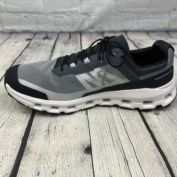 On Cloudvista Shoes Mens Size 11.5 Gray Trail Running Athletic Low Top Sneakers - Picture 5 of 13